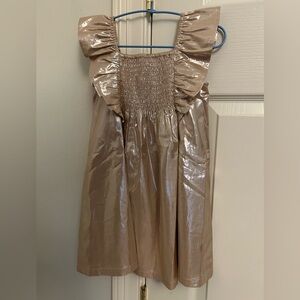 GAP Shimmering Gold Toddler Dress